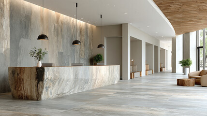 Elegant dining area with mid-century chairs and a statement chandelier.