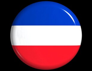 Circular flag button