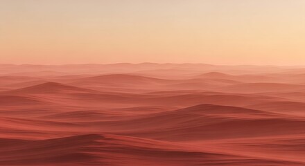 Naklejka premium Reddish Dusty Plainscape.
