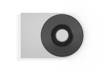 Vinyl Record and Sleeve Mockup
