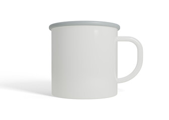 Enamel Drinkware Cup Mockup for Packaging