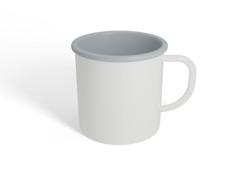 Enamel Drinkware Cup Mockup