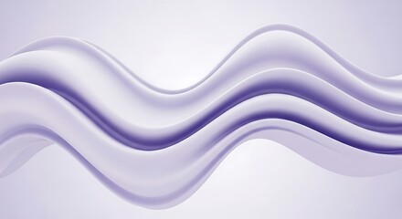 Abstract Flowing Purple Waves Background Design.