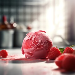Raspberry Sorbet A Summertime Delight