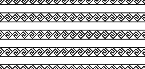 greek seamless pattern. key border ornament