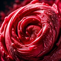 Luscious Red Velvet Ice Cream Swirl