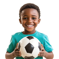 boy with soccer ball