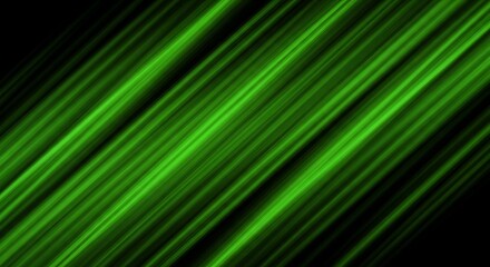 Vibrant Green Diagonal Lines Abstract Background.