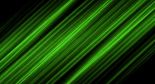 Vibrant Green Diagonal Lines Abstract Background. - Powered by Adobe