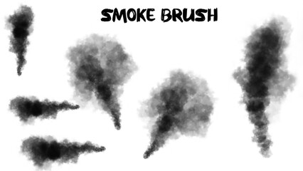 smoke brushes 4k vector