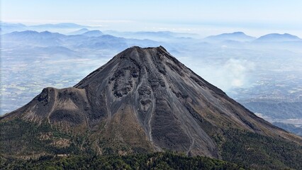 Fototapeta premium Volcan de fuego, México 