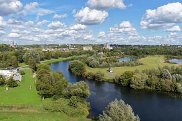 In den Ruhrauen in Essen 