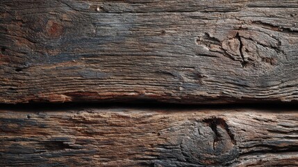 Obraz premium closeup of a rustic wood plank in vintage style surface of an aged wooden plank