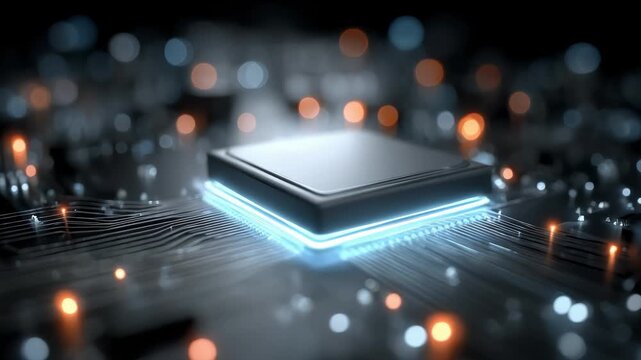 Chip Circuit Board Data Processing Core Running at High Speed