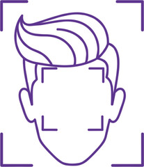 ID Interface Icon Set Secure Login Vector Graphics