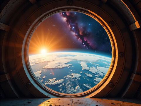 earth in space