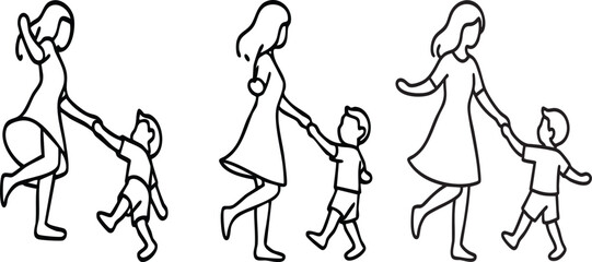 Mother and child bonding through playful activities, exploring the joy of family connection and interaction