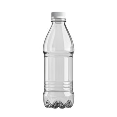 Water Bottle Isolated on Transparent Background, Clear Plastic Water Bottle Clipart