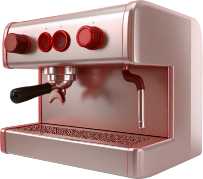 Modern espresso machine for brewing delicious coffee beverages.
