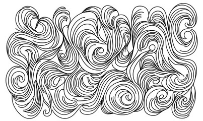 Figured elements of curly brackets and brace frames are showcased in modern punctuation marks, including isolated black parentheses within elegant frames of various shapes