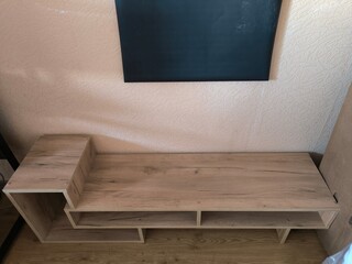 wooden chair and table