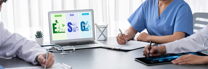 ESG environmental social governance policy for brisk business to set a standard to achieve high ESG score