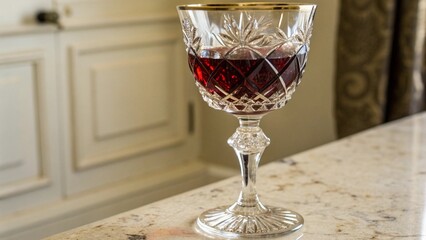 glass of red wine