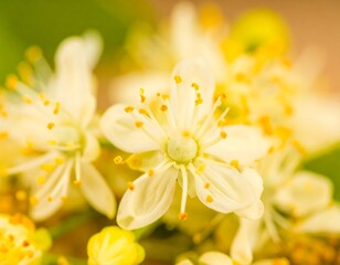 Obraz premium Close-up of delicate white flowers (1)