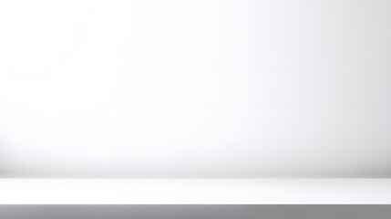 A minimalist interior space with white walls and wooden flooring, featuring a large window with natural light and a simple vase with branches on a ledge