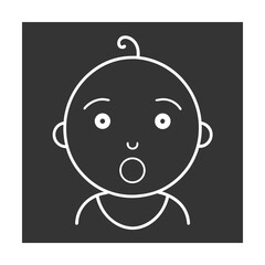 Obraz premium Baby face surprise