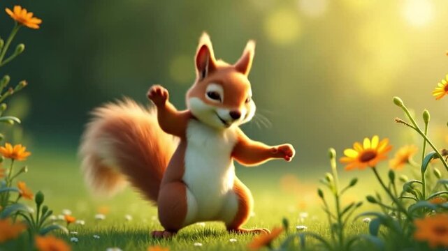 squirrel in the grass