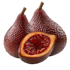 Fresh Salak Fruit (Snake Fruit) Isolated on Transparent Background, Tropical Salak Fruit Clipart, Exotic Salak Fruit for Food and Nature Design
