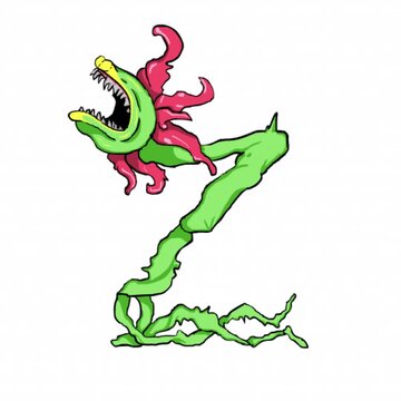 Halloween Alphabet - Z Animated Letter On Alpha