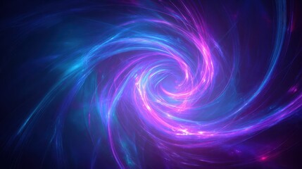Fototapeta premium captivating abstract background of blue and purple light swirls ideal for technology or energy themed projects