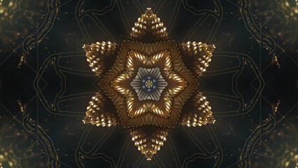 4K coloful kaleidoscope pattern motif design. Abstract wallpaper, colorful Texture.
