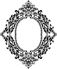 Vintage set of patterns. For wedding invitations, wallpapers, stained glass windows and cards.