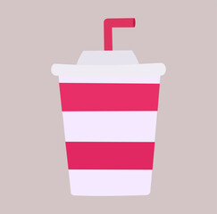 Takeaway Coffee Cup Icon – To-Go Drink Illustration