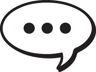 Obraz premium Speech bubble, Chat Bubble Icon Vector Design