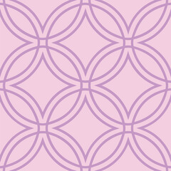 Fototapeta premium Modern geometric circular seamless abstract pattern design for decorative background illustration,generative ai