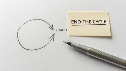 Concept Illustration of Ending the Cycle of Fraud Prevention Strategies