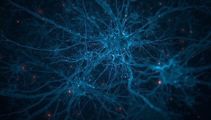 Explore vibrant neural networks and synapse connections in stunning detail for science and medical research projects