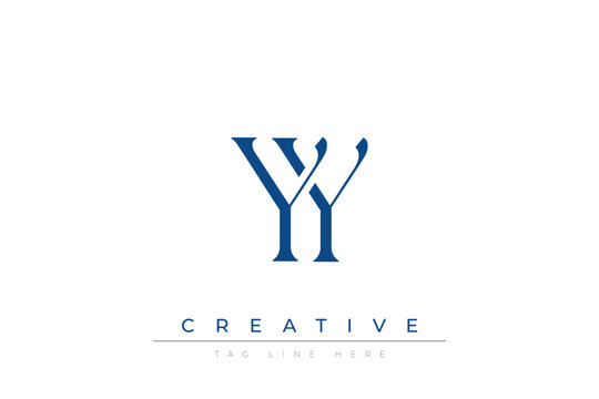 Blue stylized letters YY combined in a modern design on a clean white background, evoking professionalism and creativity. Ideal for branding, business identity, and corporate representation concepts.