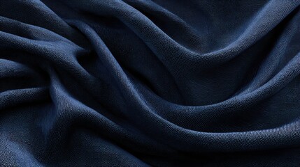 Fototapeta premium dark blue fabric texture pattern