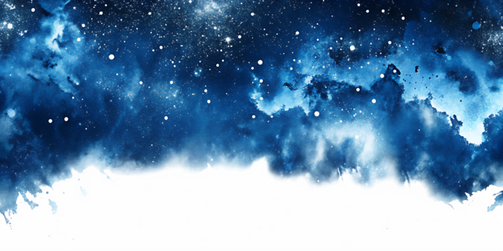 Deep Space Nebula with Stars and Textured Gray Ground galaxy cosmos isolated on a transparent background