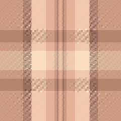 Stylish plaid pattern in warm neutral tones. Seamless texture suitable for textiles, backgrounds, or adding a cozy, classic touch to graphic designs.