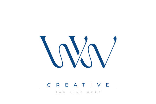 Blue stylized letters WW combined in a modern design on a clean white background, evoking professionalism and creativity. Ideal for branding, business identity, and corporate representation concepts.