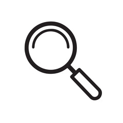 vector magnifying glass icon