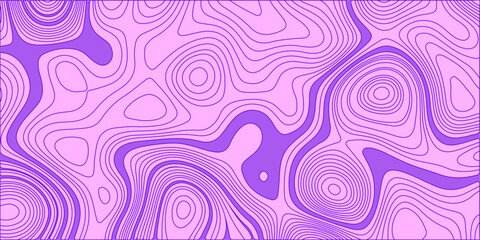 Abstract seamless purple and pink wave pattern with a floral swirl design for a vibrant background. Retro, patterns, Outline, Vintage, Detailed, Contour, Topographic map of wild west. outdoors style