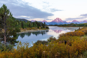 Oxbow Bend Sunrise in Grand teton National Park