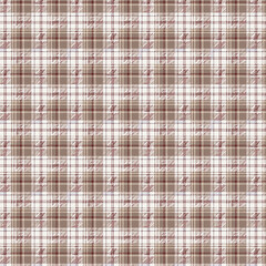 Seamless plaid pattern, brown, cream, suitable for designing clothes such as skirts and pants to add a chic and striking look to your outfit, vector illustration